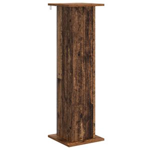 vidaXL Soporte de plantas Madera envejecida 30,5 x 30 x 100,5 cm