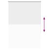 vidaXL Estor Enrollable Opaco Blanco 95x150 cm Tela Ancho 90,7 cm