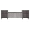 vidaXL Mueble para TV madera contrachapada gris Sonoma 160x35x55 cm