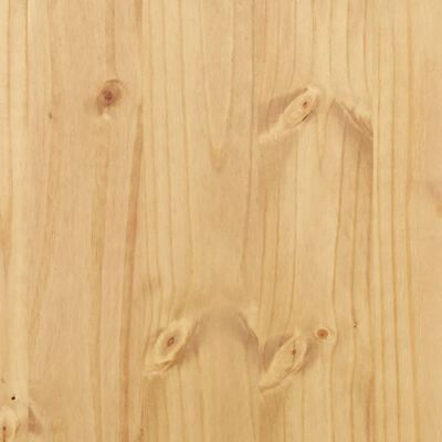 vidaXL Cómoda cajonera Corona madera maciza de pino 92x48x120 cm