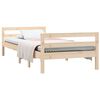 vidaXL Estructura de cama sin colch&oacute;n madera maciza de pino 90x200 cm