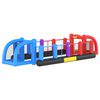 Happy Hop Campo inflable de f&uacute;tbol y voleibol 800x335x180 cm PVC