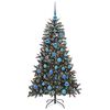 vidaXL &Aacute;rbol de Navidad artificial Verde 150 cm PVC, Pl&aacute;stico y Acero