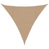 vidaXL Toldo de vela HDPE gris taupe 160 g/m&sup2; 5x5x5 m