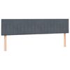 vidaXL Cama box spring con colchones terciopelo gris oscuro 200x210 cm