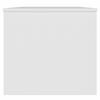 vidaXL Mesa de centro madera contrachapada blanco 102x50,5x46,5 cm
