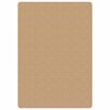 vidaXL Alfombra de yute con reverso de latex color natural 140x200 cm