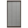 vidaXL Mosquitera plisada para ventanas aluminio marr&oacute;n 80x160 cm