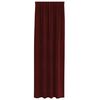 vidaXL Cortinas opacas 2 pcs Rojo vino 140 x 260 cm Terciopelo