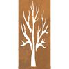 vidaXL Leñero 40x30x80 cm acero corten