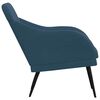 vidaXL Sill&oacute;n de terciopelo azul 63x76x80 cm