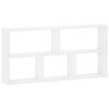 vidaXL Estante de pared Blanco 102 x 17 x 50 cm Madera de ingenier&iacute;a