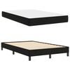 vidaXL Cama tipo Box Spring con colchón Negro 120 x 190 cm tela