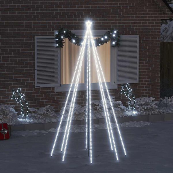 vidaXL Luces LED forma &aacute;rbol Navidad interior y exterior 400 LED 2,5 m