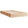 vidaXL Estructura de cama de madera maciza 100x200 cm