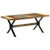 vidaXL Mesa de comedor madera maciza reciclada 180x90x73 cm