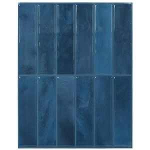 vidaXL Azulejo Rectangular 10 uds. Azul 29 x 23 x 0,08 cm