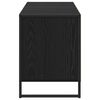 vidaXL Gabinete de TV Roble Negro 140 x 36 x 49.5 cm