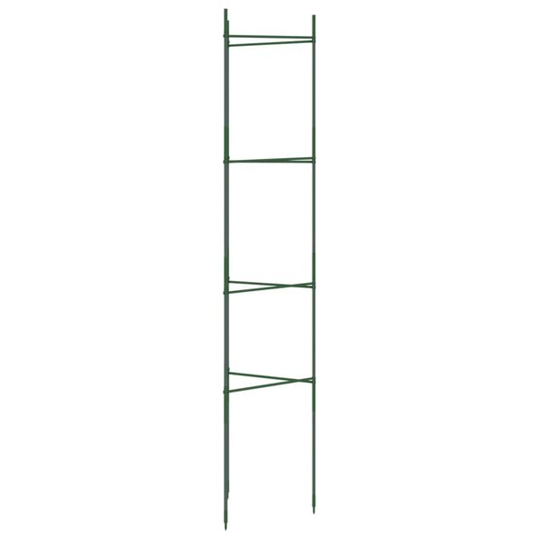 vidaXL Tutores para tomates 6 unidades acero y PP 154 cm