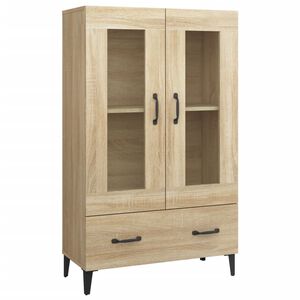 vidaXL Aparador madera contrachapada roble Sonoma 70x31x115 cm