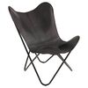 Lesli Living Silla Butterfly Buffalo negra 75x75x87 cm