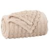 vidaXL Manta Beige 150 x 130 cm Lana