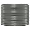 vidaXL Jardinera arriate acero galvanizado gris 249x100x68 cm