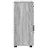 vidaXL Gabinete de Ba&ntilde;o con caj&oacute;n Gris Sonoma 30 x 35 x 80 cm