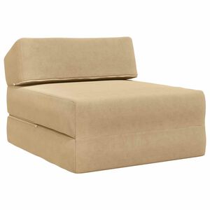 vidaXL Sof&aacute; Cama Plegable Verde Gris 60 x 70 x 41 cm Tela