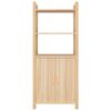 vidaXL Aparador alto madera contrachapada 60x40x141 cm