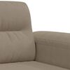 vidaXL Sill&oacute;n de tela de microfibra gris taup&eacute; 60 cm