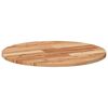 vidaXL Tablero de mesa redondo madera maciza de acacia &Oslash;60x2 cm