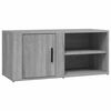 vidaXL Mueble TV 2 uds madera contrachapada gris Sonoma 80x31,5x36 cm
