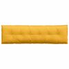 vidaXL Coj&iacute;n de Espalda Amarillo Claro 180 x 50 cm Tela de pana
