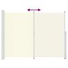 vidaXL Toldo lateral retr&aacute;ctil para patio color crema 220x300 cm