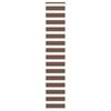 vidaXL Estor cebra marr&oacute;n 50x200 cm tejido ancho 45,9 cm poli&eacute;ster