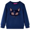 vidaXL Sudadera infantil azul marino 116