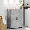 vidaXL Gabinete de Ba&ntilde;o con puerta Gris Concreto 60 x 35 x 80 cm