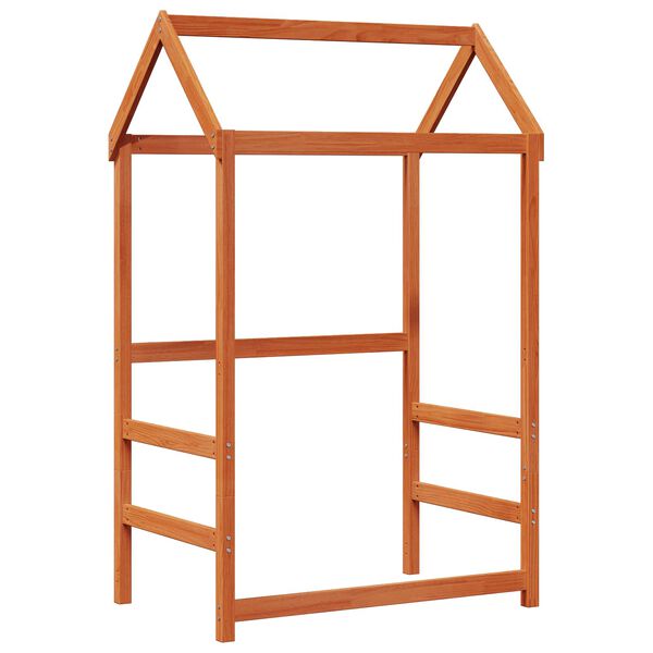 vidaXL Juego de Cama de D&iacute;a Marr&oacute;n Cera 90 x 200 cm Pino macizo