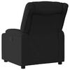 vidaXL Sillón reclinable de tela negro