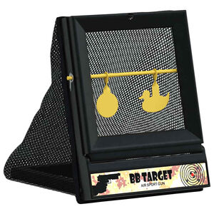 vidaXL Objetivo de Airsoft Negro 19 x 26 x 25 cm Pl&aacute;stico
