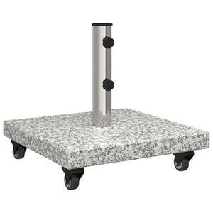 vidaXL Base para sombrilla 30 kg Gris granito Cuadrado