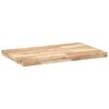 vidaXL Encimera tocador ba&ntilde;o madera maciza acacia sin tratar 80x50x4cm