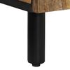 vidaXL Armario de lavabo para ba&ntilde;o madera maciza de mango 62x33x58 cm