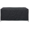 vidaXL Funda para muebles de exterior Negro 143 x 225 x 90 cm 600D
