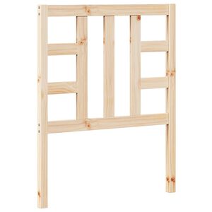vidaXL Cabecero de cama madera maciza de pino 81x4x100 cm