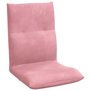vidaXL Sill&oacute;n ajustable Rosa Terciopelo