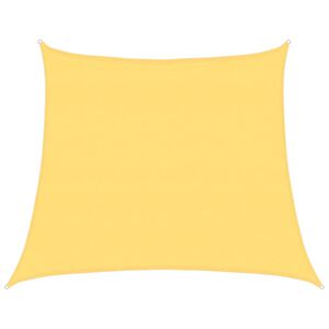 vidaXL Toldo de vela HDPE beige 160 g/m&sup2; 4/5x4 m
