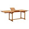 vidaXL Juego comedor de jard&iacute;n 5 pzas madera maciza acacia y textileno