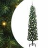 vidaXL &Aacute;rbol de Navidad artificial Verde 210 cm PVC, Acero y Pl&aacute;stico